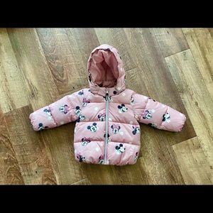 H&M Toddler Girls Minnie Mouse Coat 2T